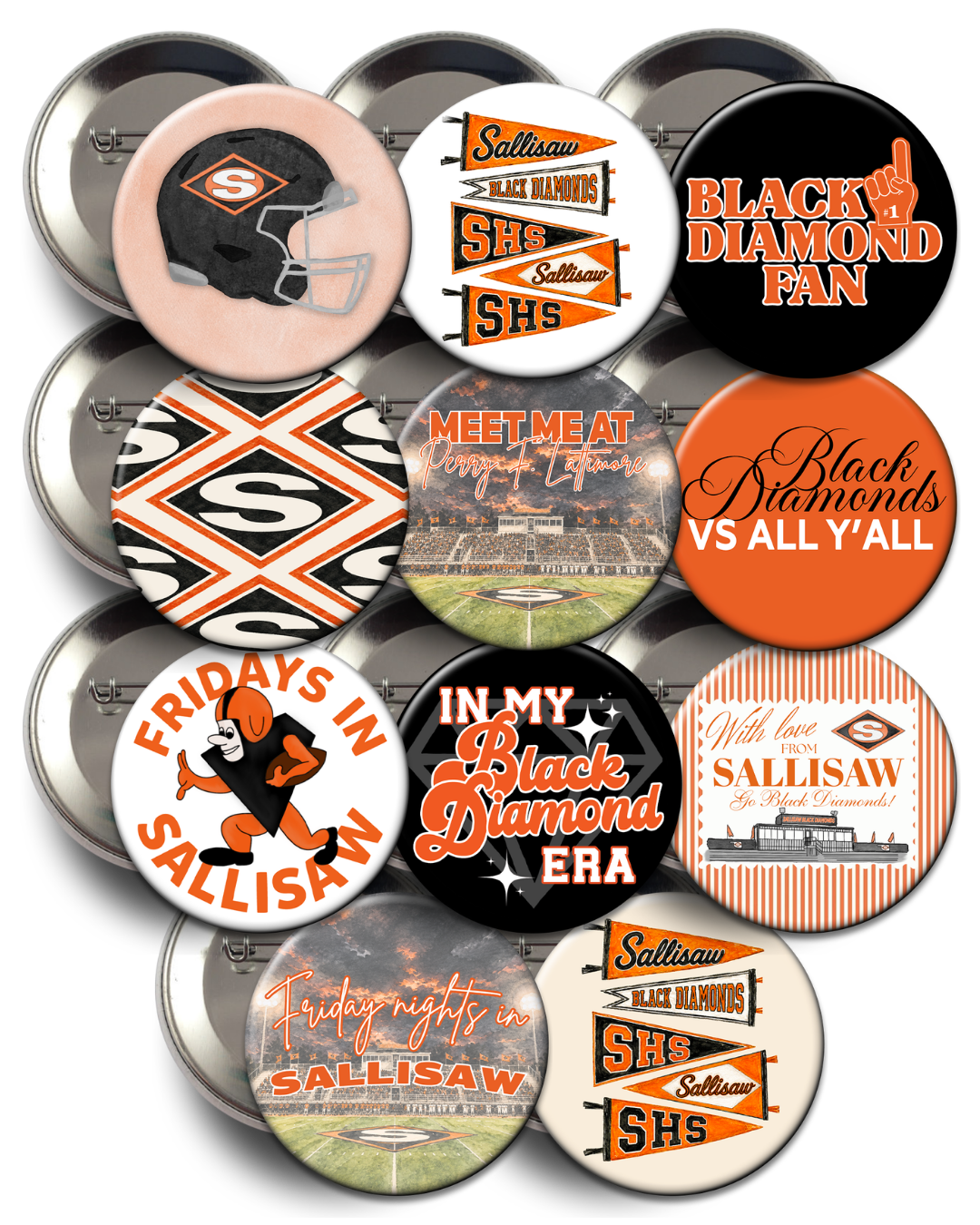 Sallisaw Game Day Buttons