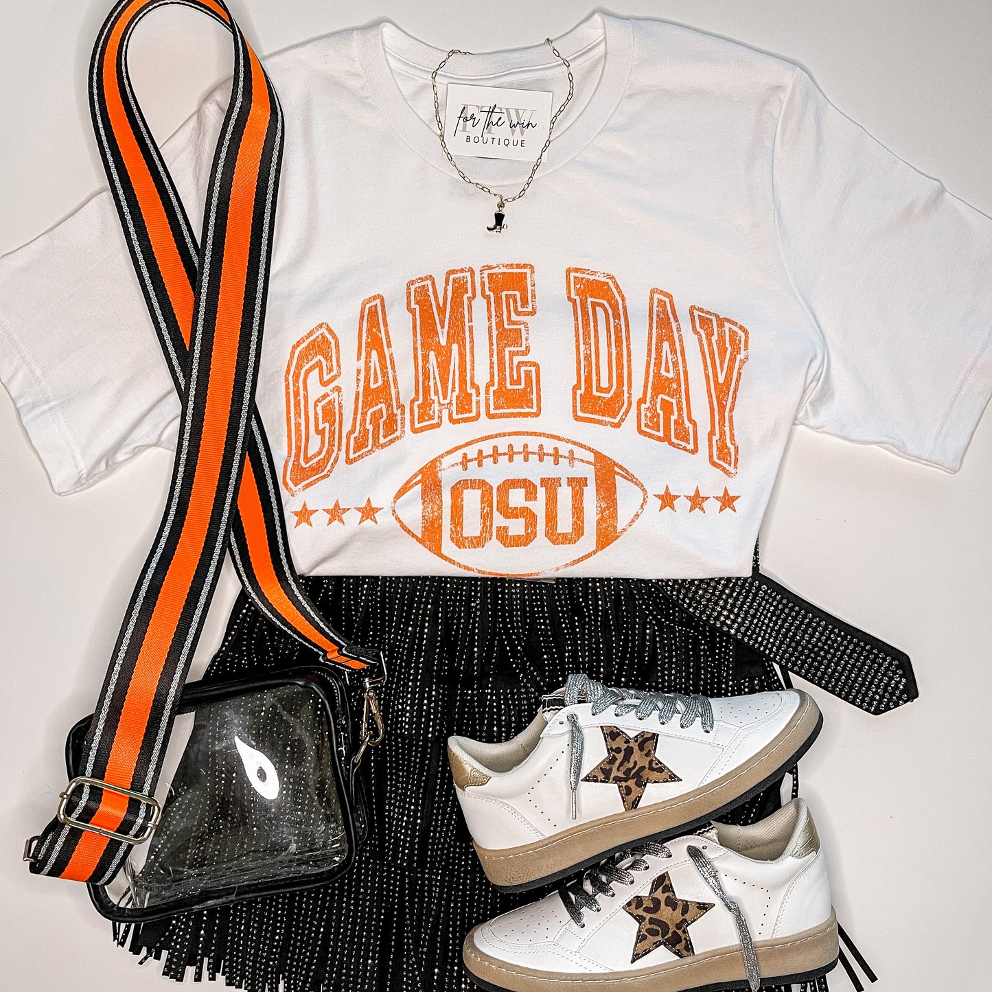 OSU Football Game Day Oversized Tee