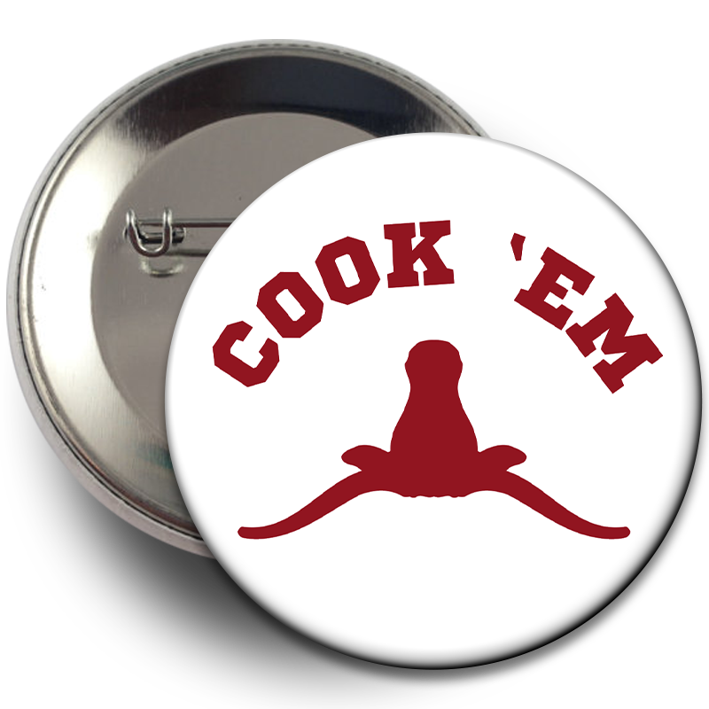 OU/Texas Game Day Buttons