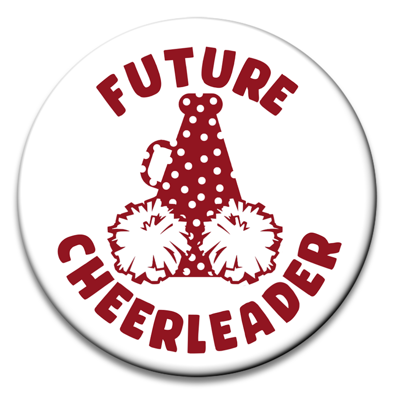 "Future Cheerleader" Button