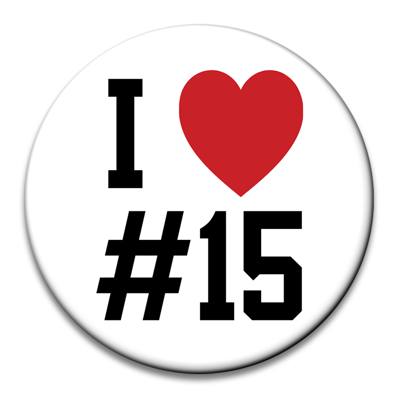 Custom "I ♥︎ #" Button