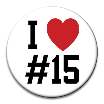 Custom "I ♥︎ #" Button