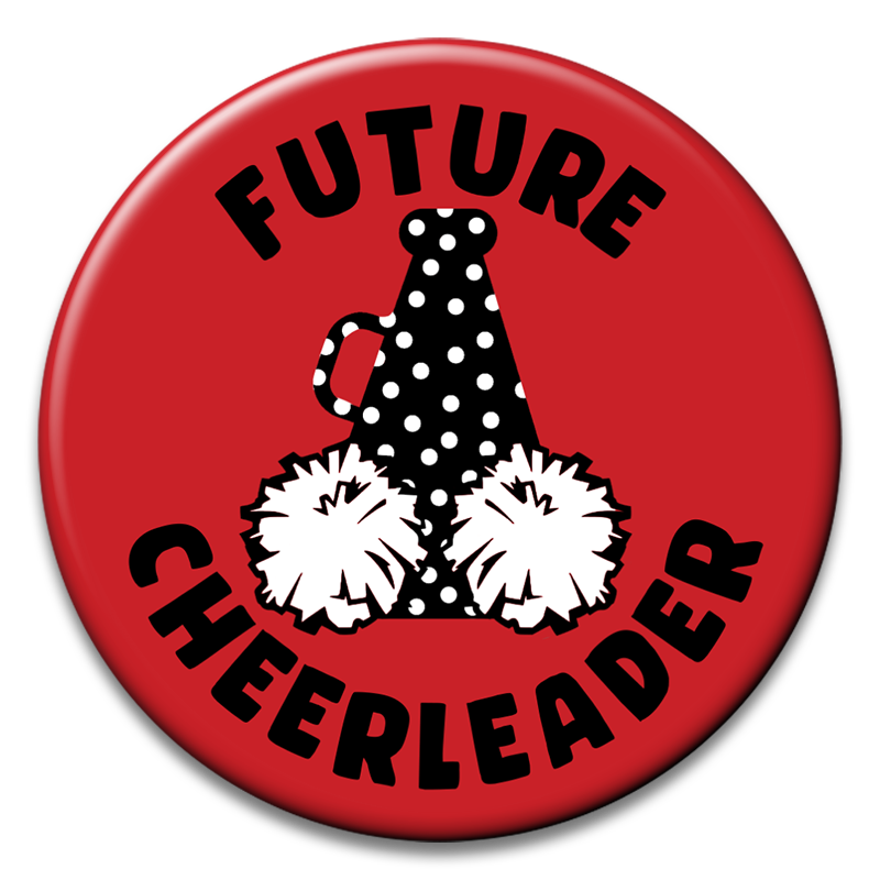 "Future Cheerleader" Button