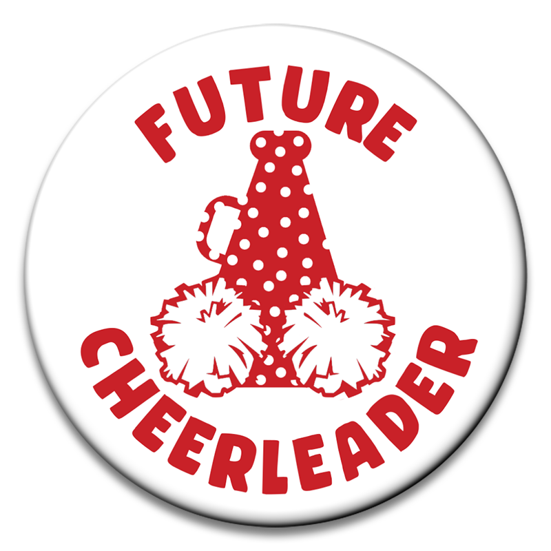 "Future Cheerleader" Button