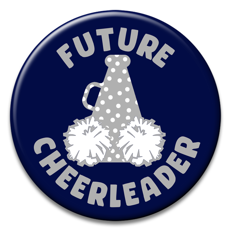 "Future Cheerleader" Button