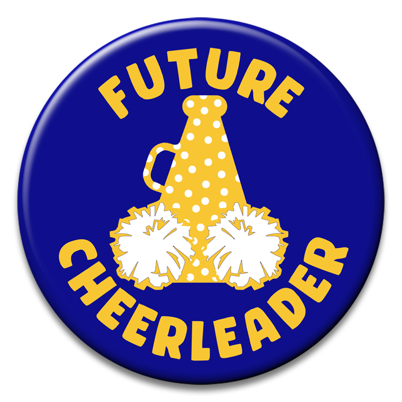 "Future Cheerleader" Button