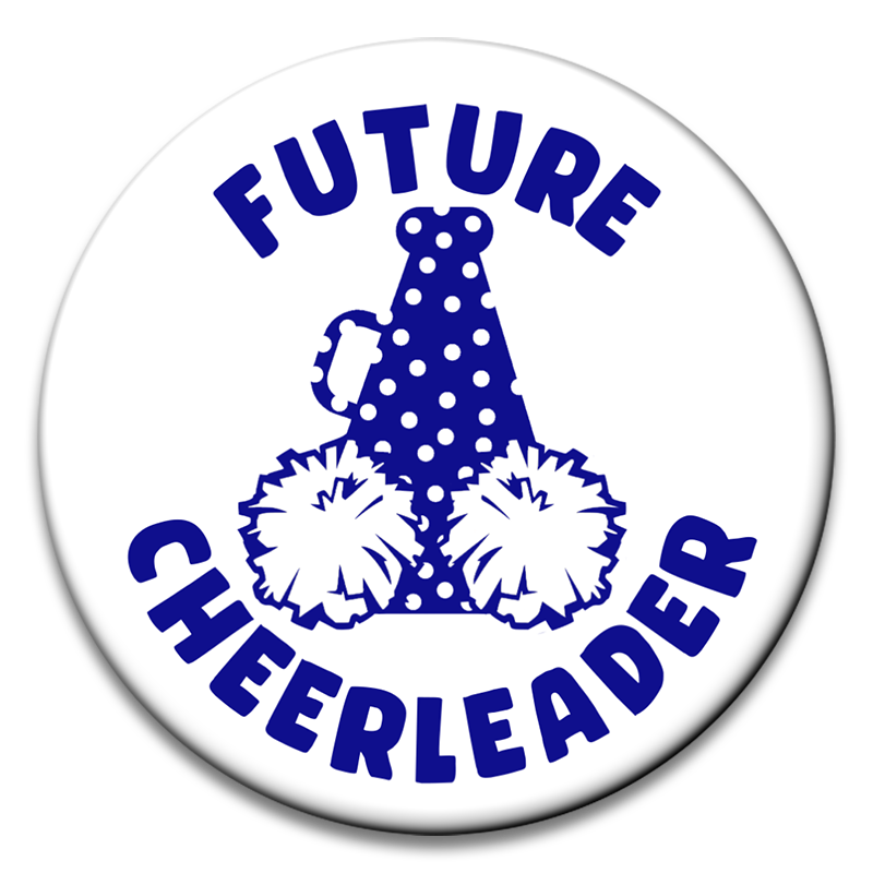 "Future Cheerleader" Button