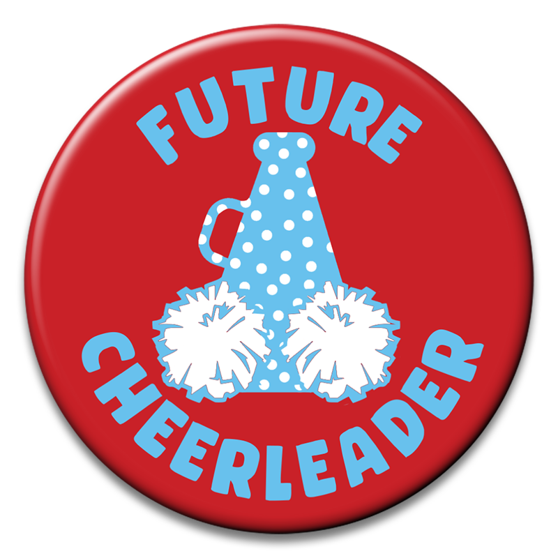 "Future Cheerleader" Button