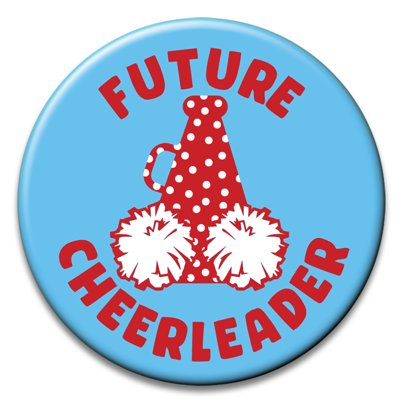 "Future Cheerleader" Button