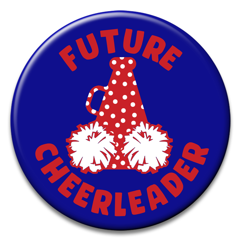 "Future Cheerleader" Button