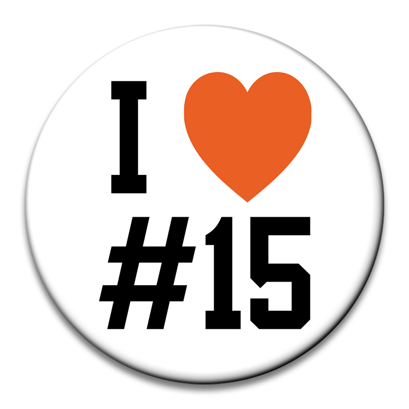 Custom "I ♥︎ #" Button
