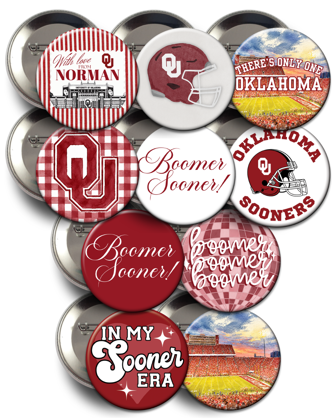 OU Game Day Buttons