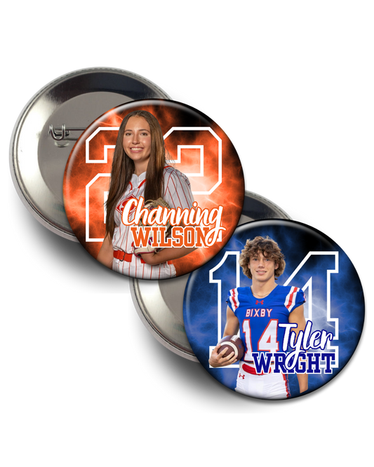 Custom Explosion with Name and Number Photo Button