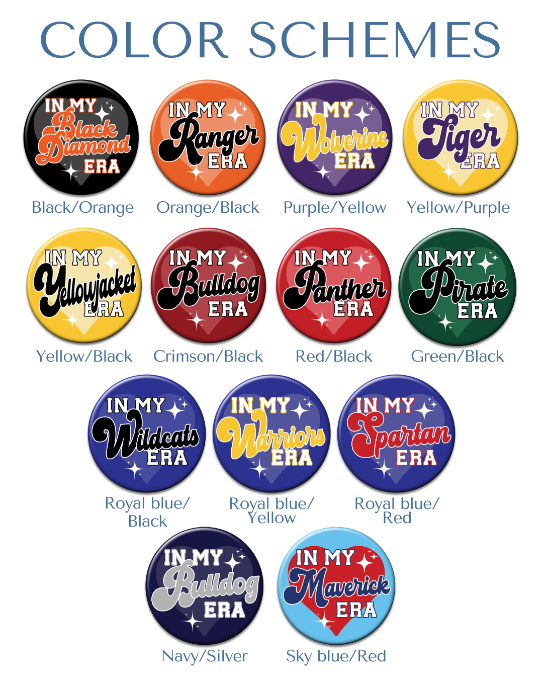 Custom "In My (Mascot) Era" Button