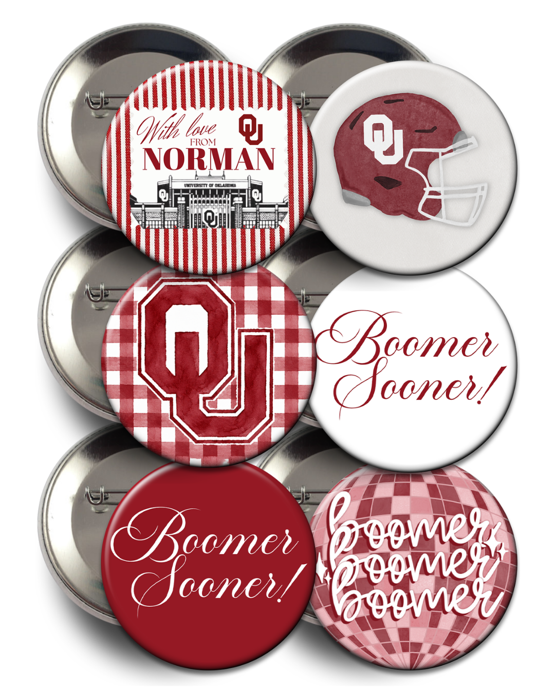 OU Game Day Buttons
