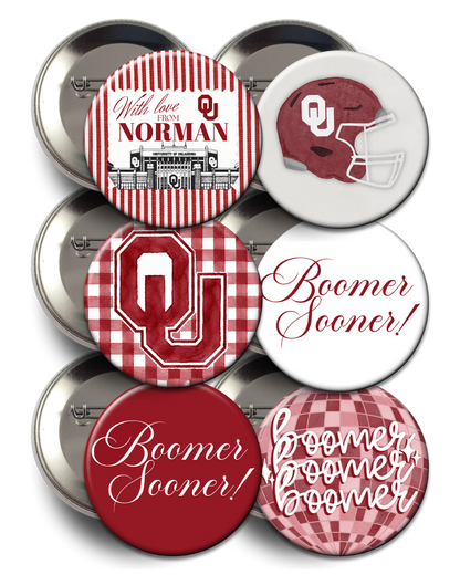 OU Game Day Buttons