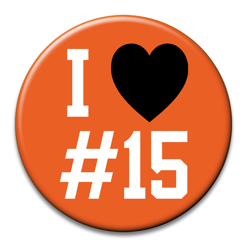 Custom "I ♥︎ #" Button