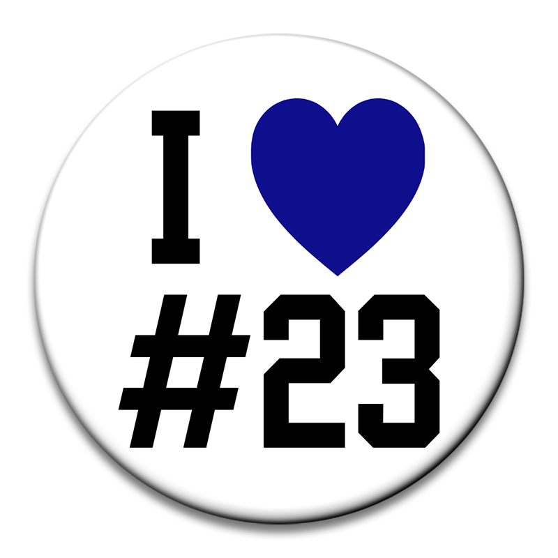 Custom "I ♥︎ #" Button