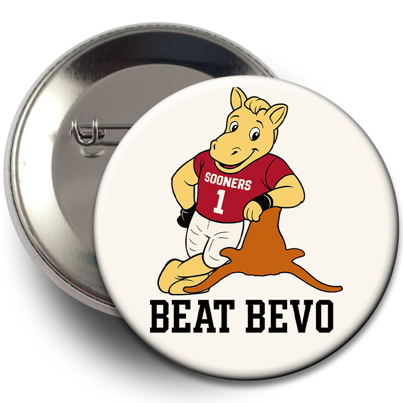 OU/Texas Game Day Buttons