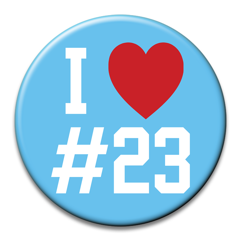 Custom "I ♥︎ #" Button