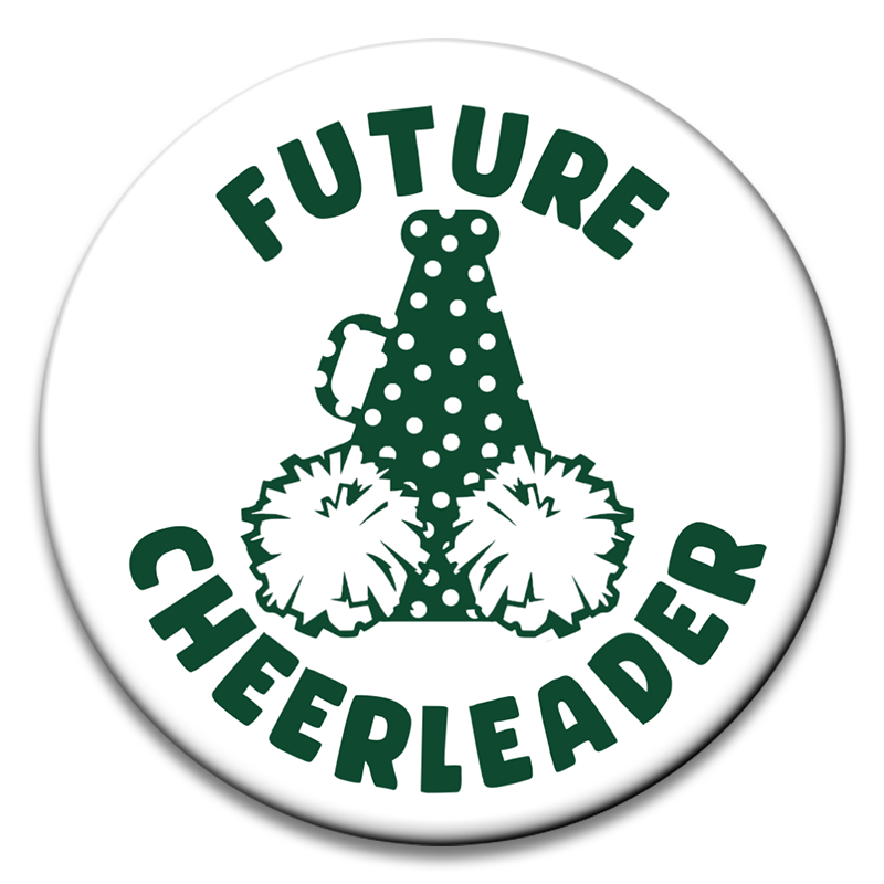 "Future Cheerleader" Button
