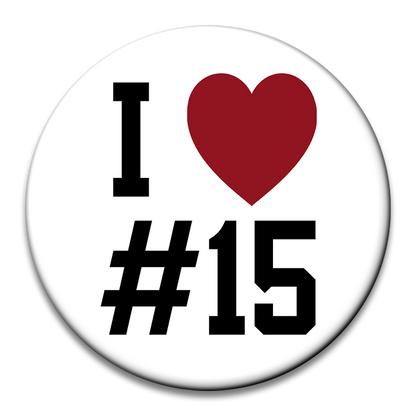 Custom "I ♥︎ #" Button
