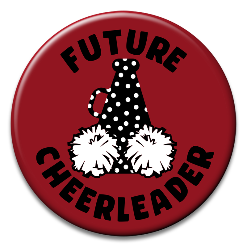 "Future Cheerleader" Button