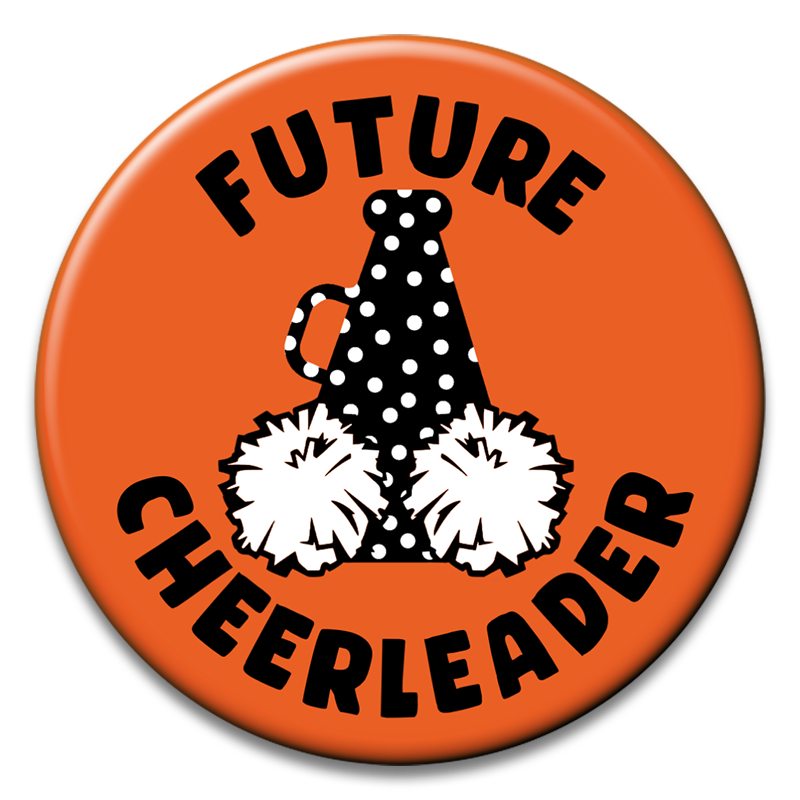 "Future Cheerleader" Button