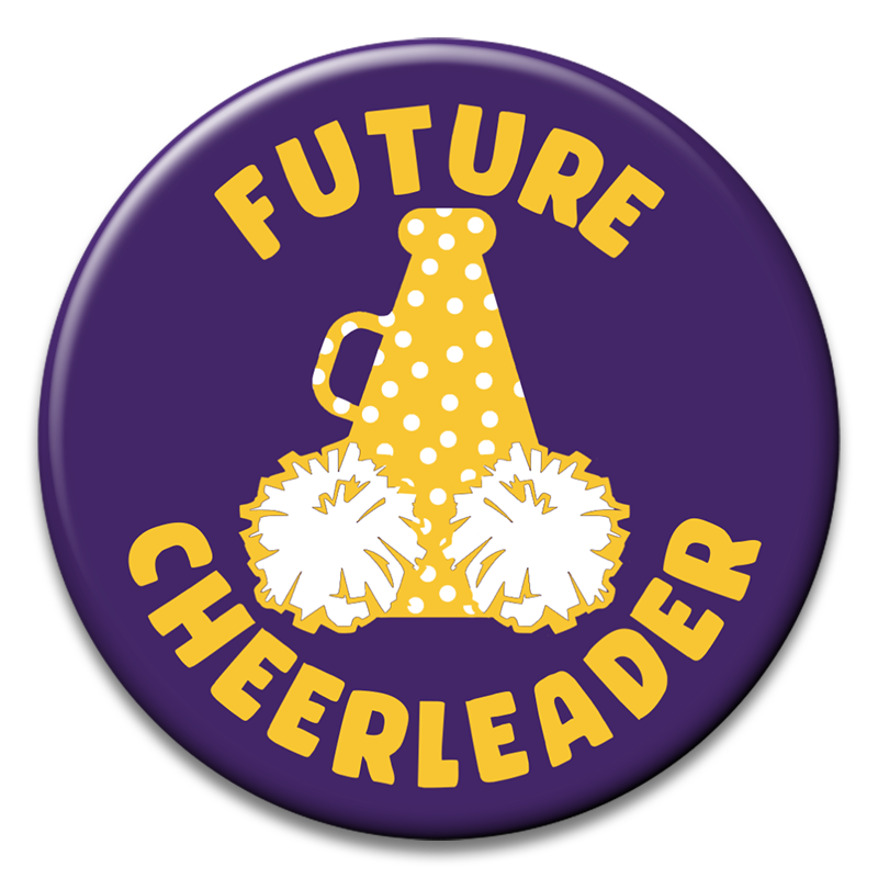 "Future Cheerleader" Button