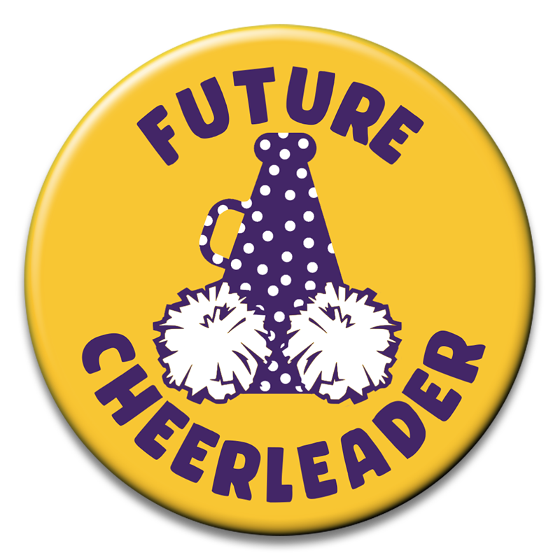 "Future Cheerleader" Button
