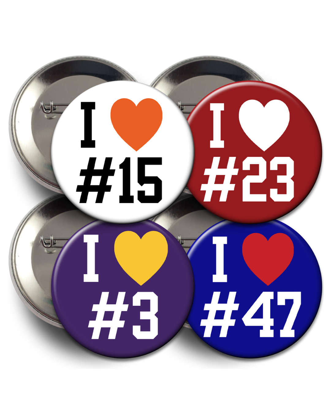 Custom "I ♥︎ #" Button