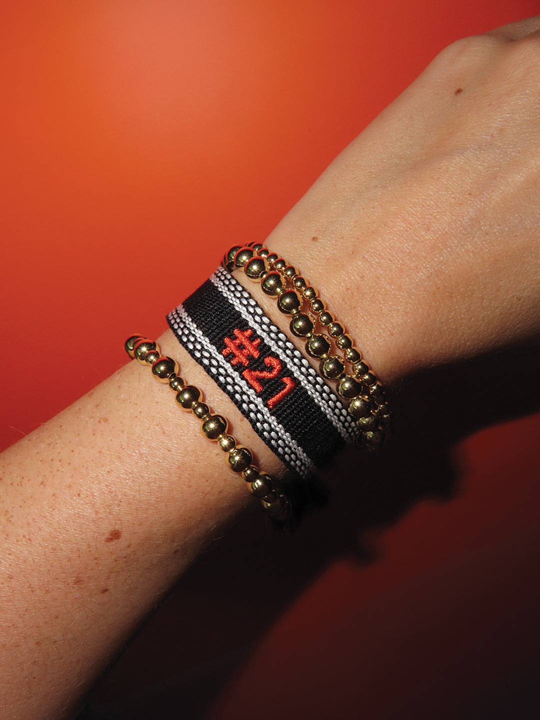 Custom Number Tassel Bracelet