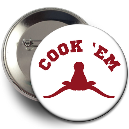OU/Texas Game Day Buttons
