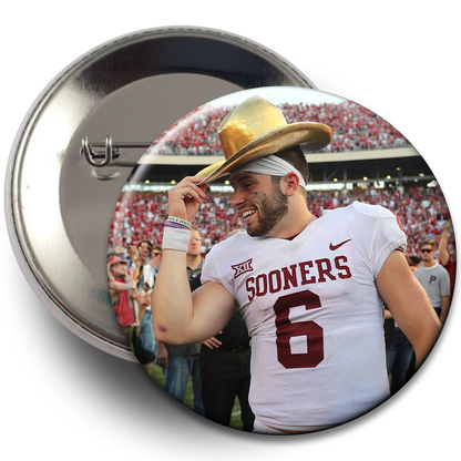 OU/Texas Game Day Buttons