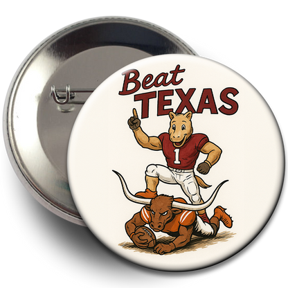 OU/Texas Game Day Buttons