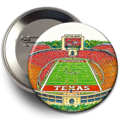 OU/Texas Game Day Buttons