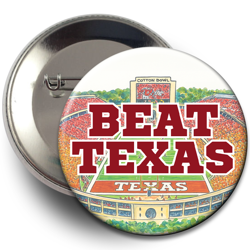 OU/Texas Game Day Buttons
