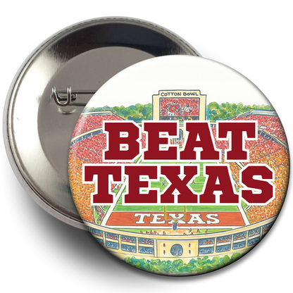 OU/Texas Game Day Buttons