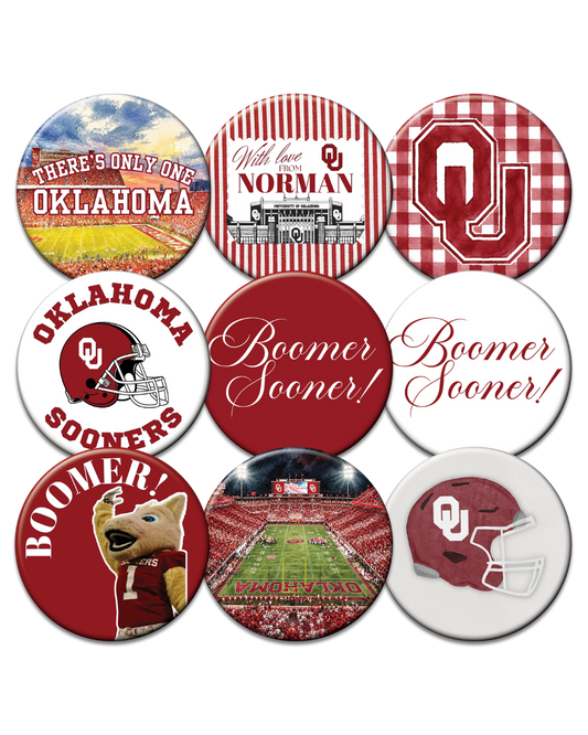 OU Game Day Buttons