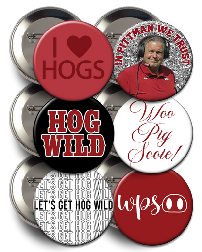 Arkansas Game Day Buttons