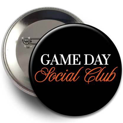 "Game Day Social Club" Button