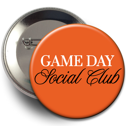 "Game Day Social Club" Button