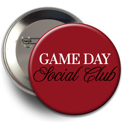 "Game Day Social Club" Button