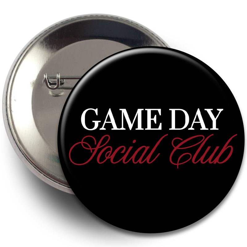 "Game Day Social Club" Button