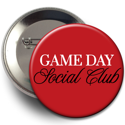 "Game Day Social Club" Button