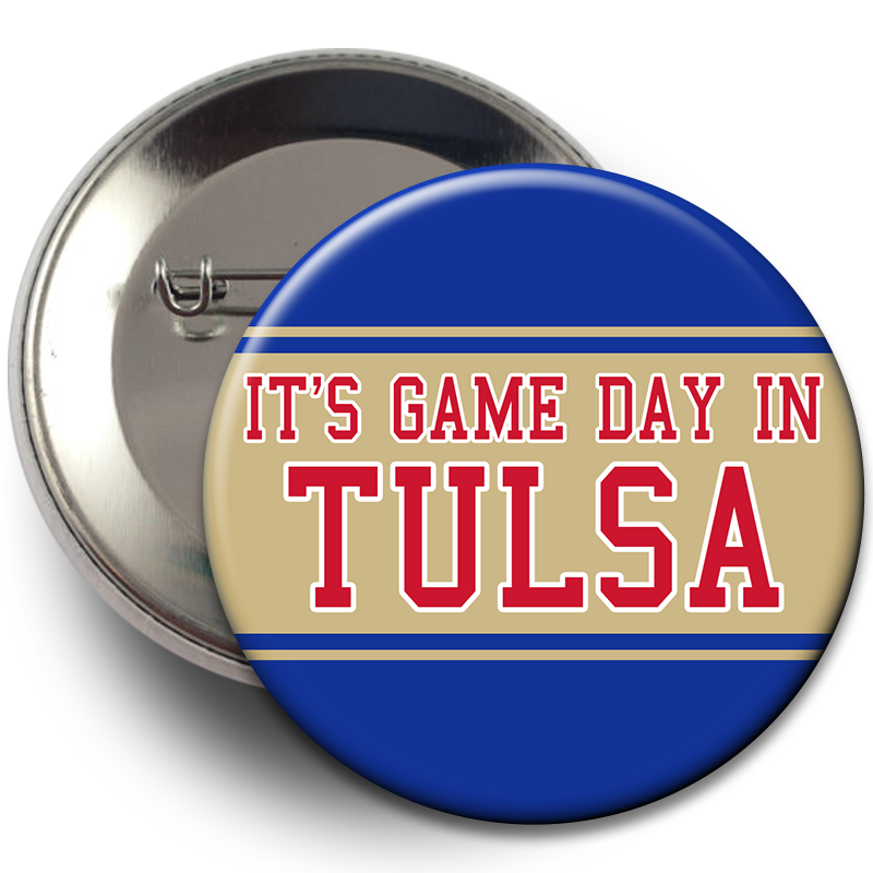 Tulsa Game Day Buttons