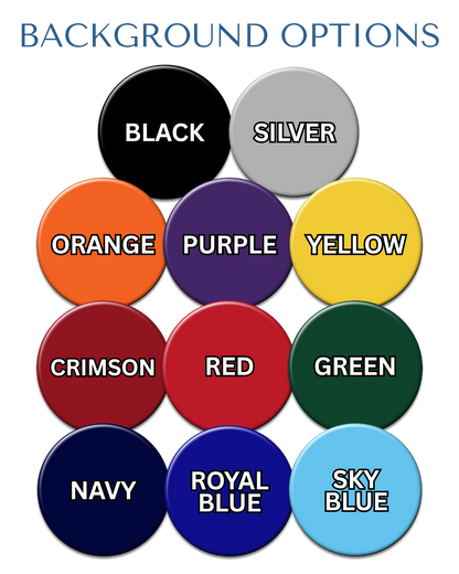 Custom Varsity Photo Button